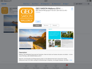 Geo Saison Mallorca - iPad App